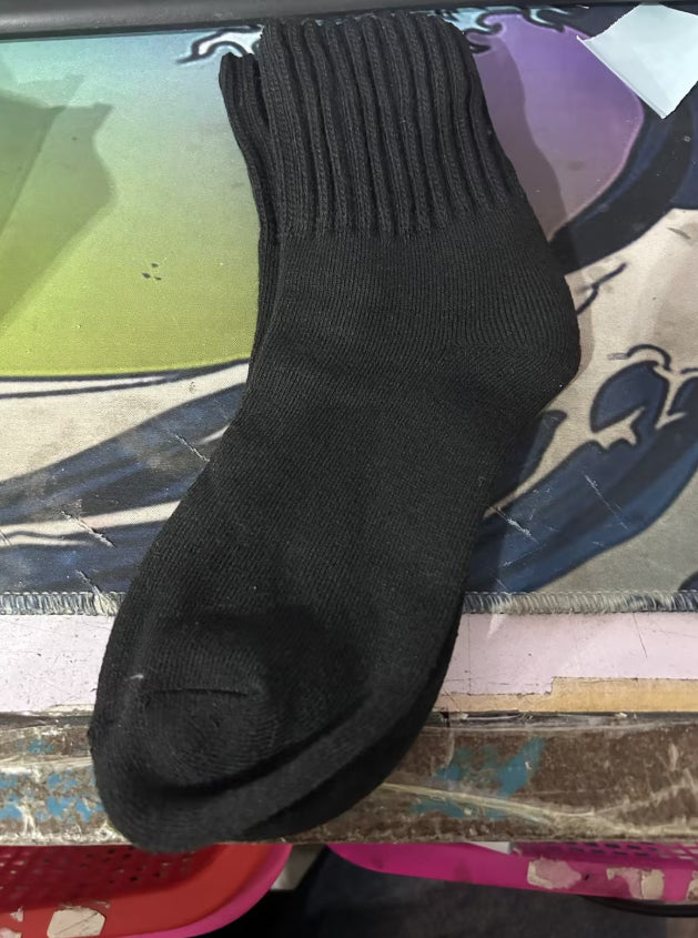 Ins Knitted Socks Winter Warm Thickened Solid Loop Socks High Ribbed Sweat-absorbent Floor Sock